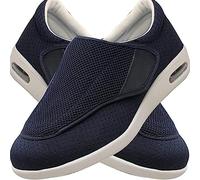 EIASER Pantoufles gonflées pour Femmes Chaussures diabétiques réglables pour Hommes Sandale à Coupe Large Chaussures de Marche pour Pieds enflés Arthrite Œdème Chaussures pour diabétiques Sandales