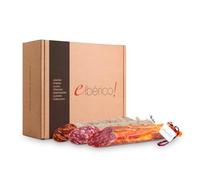 Eibérico - Coffret de Charcuterie Ibérique Bellota - ½ Longe 50% Race, ½ Chorizo Cular et ½ Saucisson Cular - Affinage Traditionnel