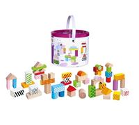 Eichhorn - 100002226 - Jeu De Construction - Blocs De Bois Colore