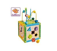 Eichhorn - 100002235 - Jeu Bois - Maison Multi Jeux Eveil - 5 Jeux