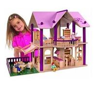 Eichhorn Maison de poupée 2513 avec meubles et figurines pour fille