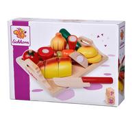 Eichhorn 100003731 Chopping Board with Various Wooden Parts for Cutting 8 Pieces