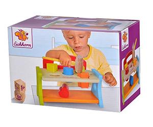 Eichhorn - 100005090 - Établi avec marteau en Bois - 7 pièces