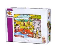 Eichhorn Puzzle Dés images 100005480 – 12 blocs en bois – Neuf