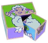 Eichhorn - 100005804 - Puzzle de Cubes - Mouton - 4 Pièces