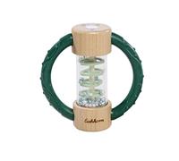 Eichhorn 100005877 Baby Hipp Collection Hochet avec poignées, offre de nombreux stimuli tactiques, 5 x 12 cm, 100% bois de hêtre certifié FSC, à partir de 3 mois