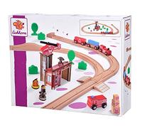 Eichhorn 100006205 Ensemble de Train de Pompiers Multicolore
