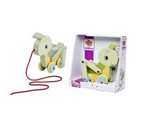 Eichhorn Sauterelle à tirer Bee Happy – 16 cm, roues silicone silencieuses, pieds mobiles, FSC