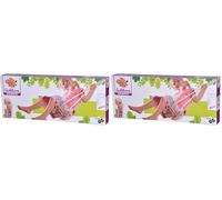 Eichhorn - Balançoire d'Extérieur pour Enfant en Bois - Hauteur Réglable - Poids Max 60kgs - Dès 3 Ans - 100004403 (Lot de 2)