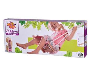 Eichhorn - Balançoire d'Extérieur pour Enfant en Bois - Hauteur Réglable - Poids Max 60kgs - Dès 3 Ans - 100004403