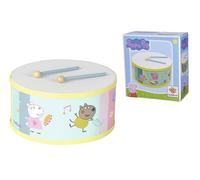 Eichhorn - Batterie Peppa Pig avec 2 Baguettes, favorise la Perception auditive des Enfants, Sons harmonieux, 20 cm, 3 pièces, en Chima et contreplaqué, à partir de 1 an