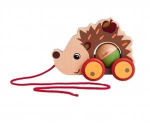 Eichhorn Bee Happy Pull Back Hedgehog