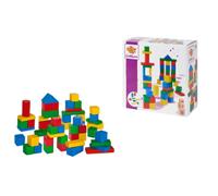 Eichhorn Coloured Wooden Blocks 50