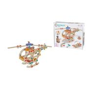 Eichhorn Construct Hélicoptère 209 pièces 2 en 1 pour Encourager la compréhension Technique et la motricité, à Construire en hélicoptère ou Bateau, Bois certifié FSC, à partir de 5 Ans