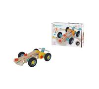 Eichhorn Construct Véhicule de Course - Kit de Construction de 53 pièces avec Roues pivotantes pour Encourager la motricité, Bois certifié FSC, combinable avec d'autres Ensembles, à partir de 3 Ans