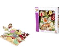 Eichhorn Puzzle tactile Bee Happy 100006840 avec tissu sensoriel dès 12 mois