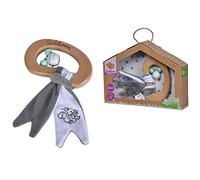 Eichhorn - Hochet Baby Pure - Fabriqué à partir de bois de hêtre certifié FSC 100% - Jouet en bois durable - Avec film craquelé - Sans BPA - Convient aux enfants dès les premiers mois de la vie