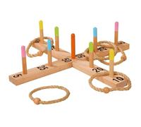 Eichhorn - Jeu de Croix en Bois - Jeu de Plein Air Enfant - Lancer d'Anneaux - 100004505