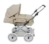 EICHHORN Kinderwagen Poussette combinée, ensemble complet, 0-3 ans, transformable en poussette de sport, avec nacelle portable Lux, tissu beige, roues EVA
