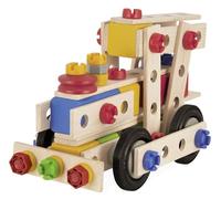 Eichhorn - Maxi Grue 5 en 1 - Jeu de Construction Bois - 170 Pièces - Dès 6 Ans - Bois de Hêtre Labellisé FSC - 100039097