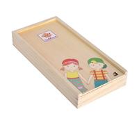 Eichhorn - Puzzle corporel, découvrez Le Corps avec 18 pièces de Puzzle différentes, avec boîte en Bois de Rangement, 24 x 12 cm, en Bois 100% certifié FSC, à partir de 2 Ans