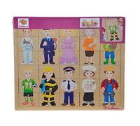 Eichhorn Puzzle Mix & Match 30 pièces 26 x 22 cm - Bois de tilleul FSC 100% (Animaux)