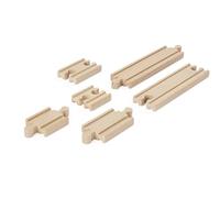 Eichhorn Rail 100006402 Lot de 6 Rails de Compensation, en Bois de hêtre certifié FSC, Compatible avec d'autres systèmes ferroviaires