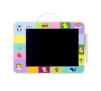 Eichhorn Tableau à dessin LCD avec une surface de dessin de 22,5 x 16 cm, avec stylo, laissez libre cours à votre créativité, piles incluses, en bouleau et contreplaqué, à partir de 3 ans