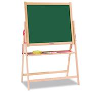 Eichhorn Tableau magnétique - Tableau enfant avec 10 craies et éponge inscriptible double face avec plateau rotatif pour enfants à partir de 3 ans