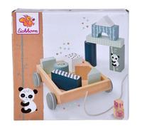 Eichhorn Wooden Block Trolley Panda