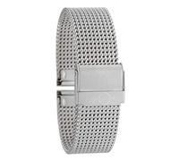 Eichmüller Bracelet de montre BandOh en acier inoxydable - Maille milanaise - Plaqué or PVD., argenté, 22mm, Bracelet