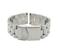 Eichmüller Bracelet de montre en acier inoxydable massif 18/20/22/24 mm argenté doré, 24 mm, Acier inoxydable, Aucun