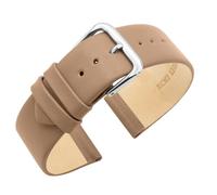 Eichmüller Bracelet de montre en cuir de veau sans couture - 10/12/14/16/18/20 mm de largeur - Bracelet de rechange pour montres pour femmes et hommes, barrettes à ressort incluses - 12 couleurs, 18