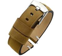 Eichmüller Bracelet de montre en cuir Quick Release - 20/22/24 mm - Noir, marron, beige, gris, bleu, 20 mm, Cuir de veau, Aucun