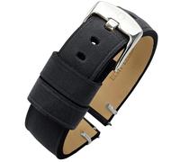 Eichmüller Bracelet de montre en cuir Quick Release - 20/22/24 mm - Noir, marron, beige, gris, bleu, 24 mm, Cuir de veau, Aucun