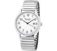 Eichmüller Herren Klassische Armbanduhr 38mm Flexband 5 ATM Quarz Datum 3052-01