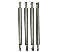 Eichmüller Lot de 4 barrettes à ressort en acier inoxydable Largeur 8 mm Épaisseur 1,3 mm