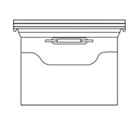 Eichner Classeur à anneaux Eichner Visimap A4 horizontal Quantité:20