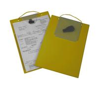Eichner Eichner AutoPochette et support de documents Turbo DIN A4 jaune, Quantité:10