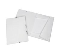 Eichner Eichner PP Chemise à élastique A4 + 3 rabats d'aile et coin élastique blanc Quantité:10