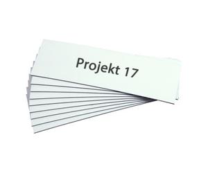 Eichner Etiquette magnétique Eichner 0,85 mm Couleur : blanc 50 x 200 mm Quantité:100
