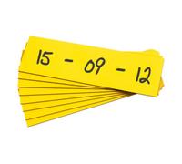 Eichner Etiquette magnétique Eichner 0,85 mm Couleur : jaune 50 x 150 mm Quantité:100
