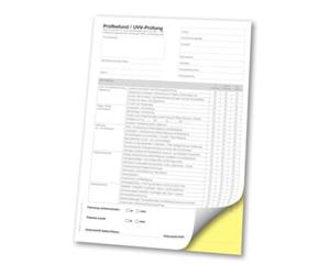 Eichner Formulaire SD Eichner Contrôle UVV Quantité:50