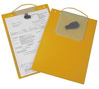EICHNER Lot de 10 pochettes d'application DIN A4 Turbo, 230 x 330 mm, jaunes.