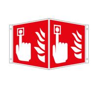 Eichner Panneau angulaire de protection contre l'incendie Eichner Téléphone de détection d'incendie Quantité:1