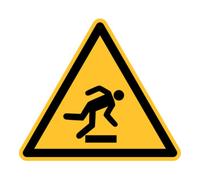 Eichner Panneau d'avertissement Eichner Risque de trébucher 31,5 cm PVC Quantité:1