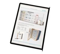 Eichner Panneau de consultation en plastique Eichner A4 vertical, pour visibilité Noir Quantité:10