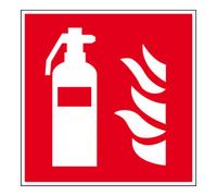 Eichner Panneau de protection incendie Eichner Extincteur 45 x 45 cm Alu Quantité:1