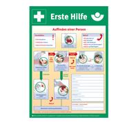 Eichner Panneau de secours Eichner Instructions pour les premiers secours Quantité:1