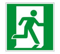 Eichner Panneau de signalisation Eichner Chemin de fuite sortie de secours 20 x 20 cm PVC Quantité:1